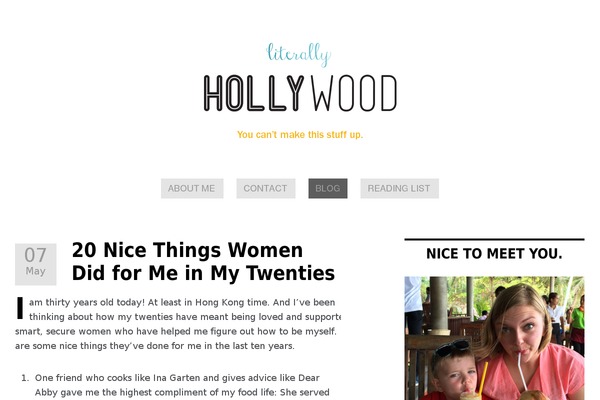 literallyhollywood.com site used Jennifer