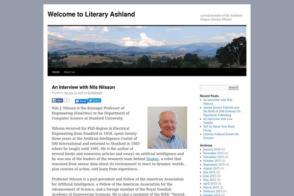 Twenty Ten theme site design template sample