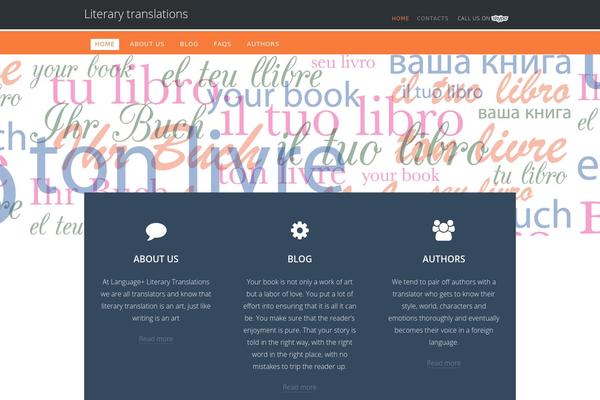 literarytranslations.us site used Language
