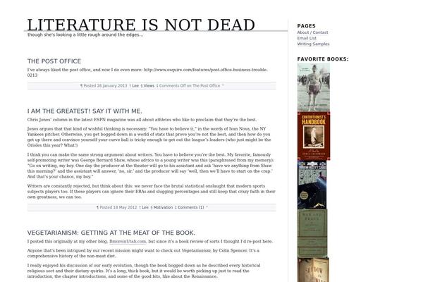 blog.txt theme site design template sample