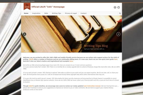 WordPress website example screenshot