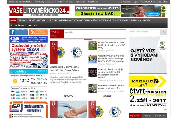 Adams theme site design template sample