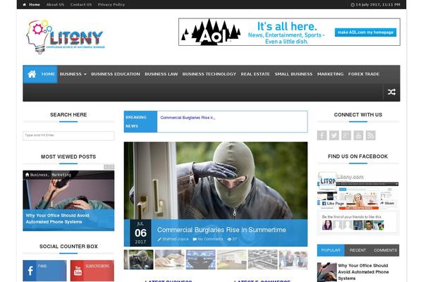 GridMax theme site design template sample