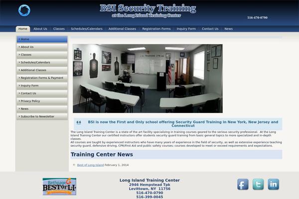 Site using Footer Putter plugin