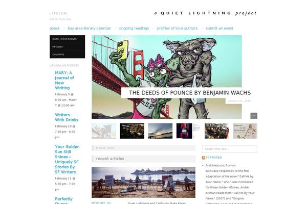 Oxygen theme site design template sample