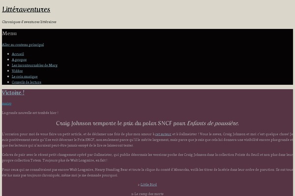 litteraventures.com site used Padma Blog