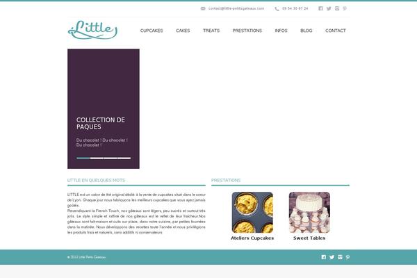Little theme site design template sample