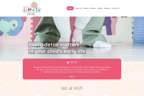 Bambini-child theme site design template sample