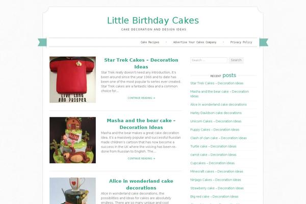 littlebcakes.com site used Cakes