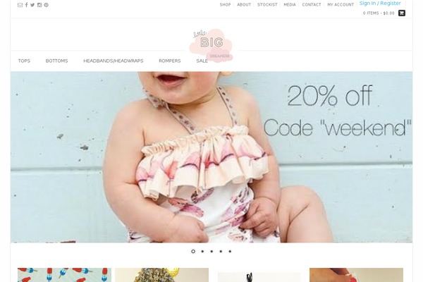 TopShop theme site design template sample
