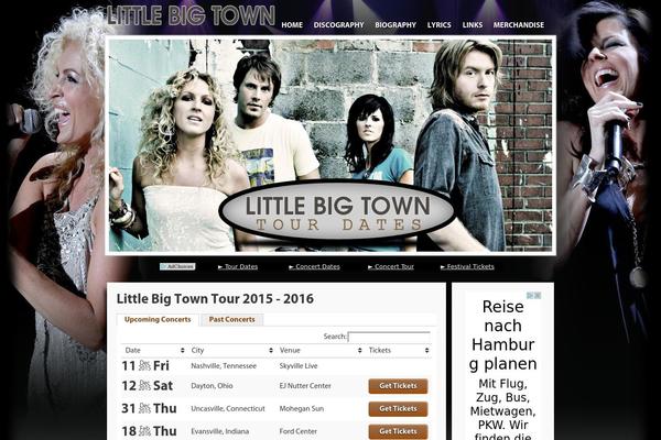 littlebigtowntourdates.com site used Tourtheme