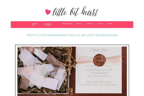 littlebitheart.com site used Monstera