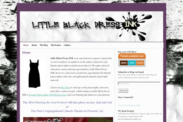 littleblackdressink.org site used 2010 Weaver