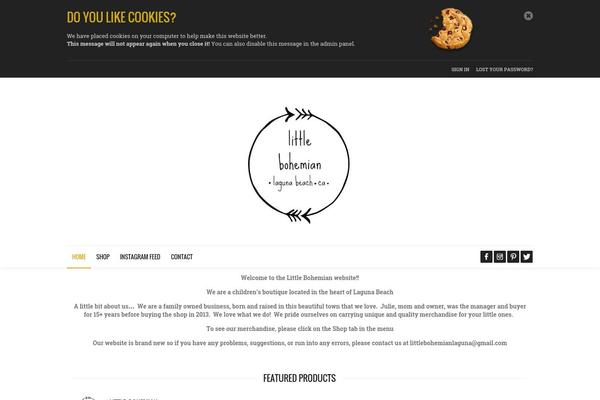Fame theme site design template sample