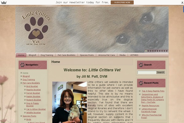littlecrittersvet.com site used Littlecrpng