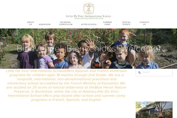 eLearning theme site design template sample