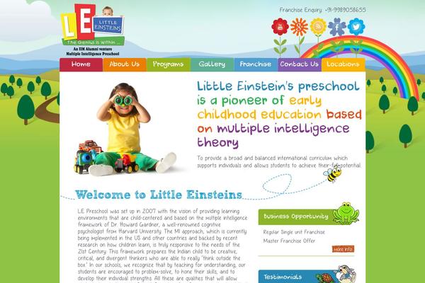 Little theme site design template sample