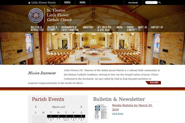 littleflowerparish.org site used Littleflower