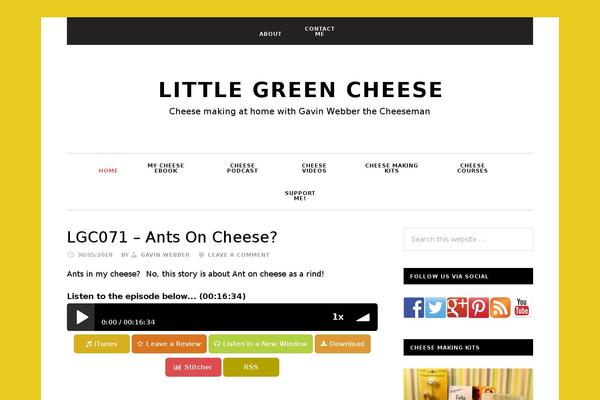 littlegreencheese.com site used Daily Dish Pro