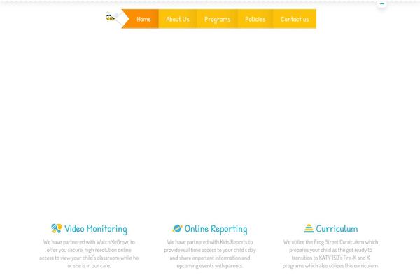 Kiddy theme site design template sample
