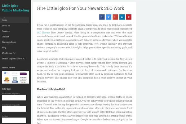Hudson theme site design template sample