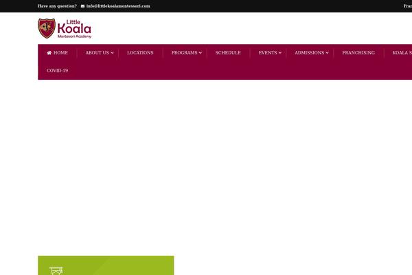 Eduma-child theme site design template sample