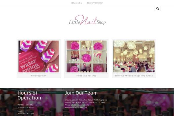 littlenailshop.com site used Inkzine-plus