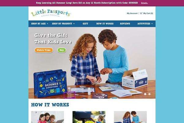 littlepassports.com site used Lp