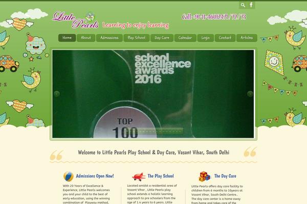Happy Kids theme site design template sample