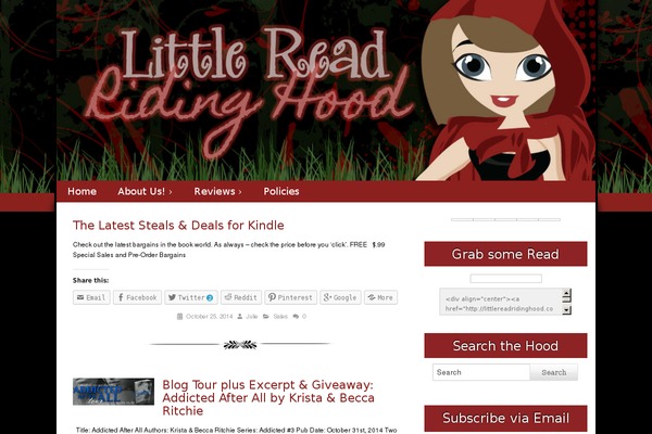 littlereadridinghood.com site used Tweak Me