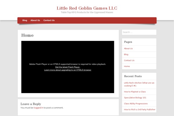Frente theme site design template sample