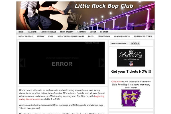 littlerockbopclub.com site used Newsphere