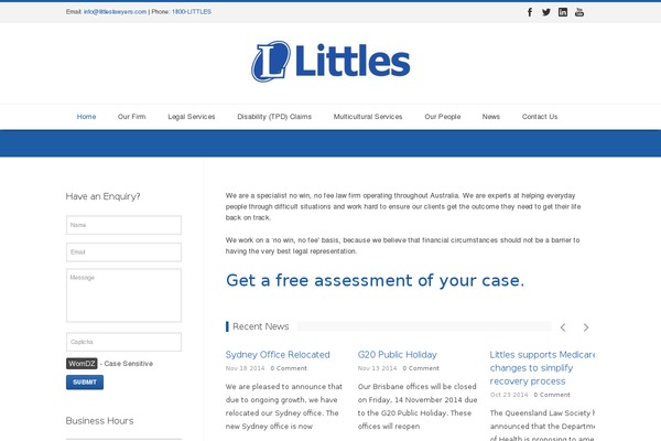 Site using Businesshours plugin
