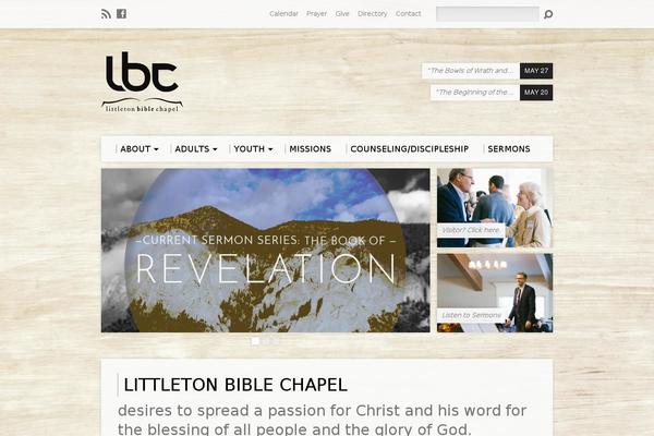 Resurrect theme site design template sample