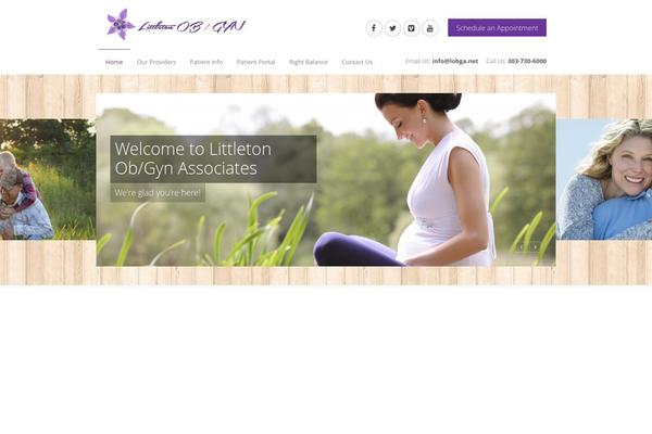 Medical Doctor theme site design template sample