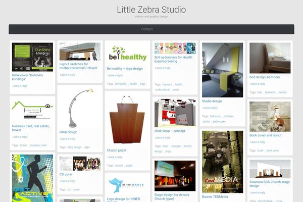 pinpress theme site design template sample