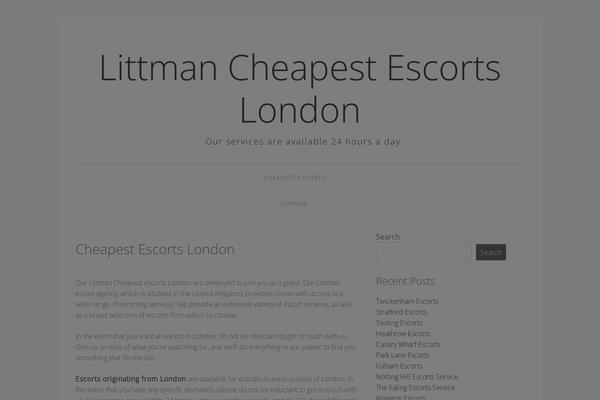 Minimal-blog theme site design template sample