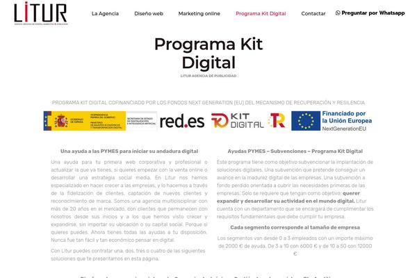 Büro theme site design template sample