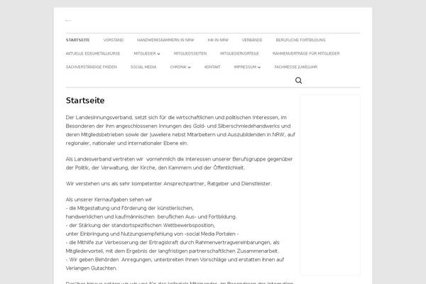 Tiny Framework theme site design template sample