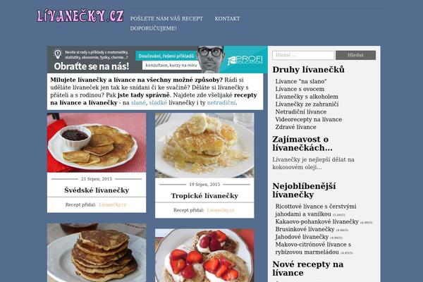 Food Recipes theme site design template sample