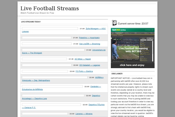 live-football-free.com site used News