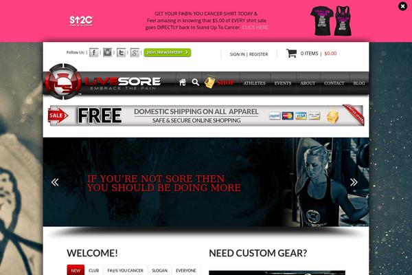 Site using Easy Heads Up Bar plugin