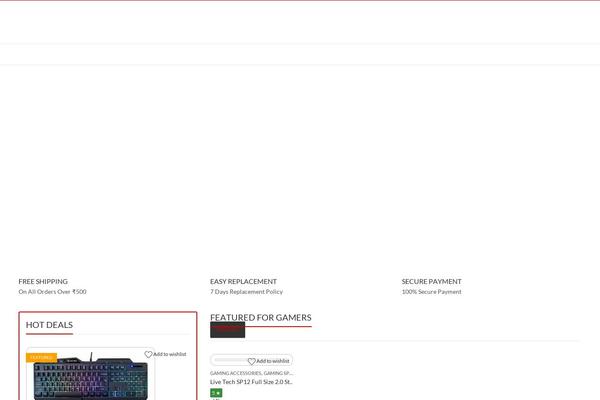Kapee theme site design template sample