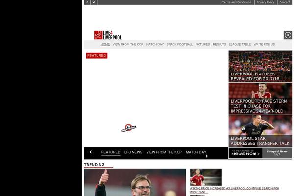 live4liverpool.com site used Snack-network