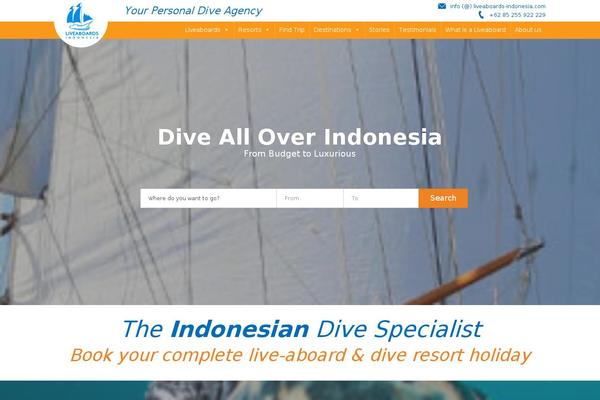 Traveler theme site design template sample