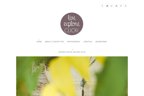 Tripod theme site design template sample