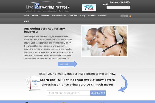 liveanswering.net site used Executive