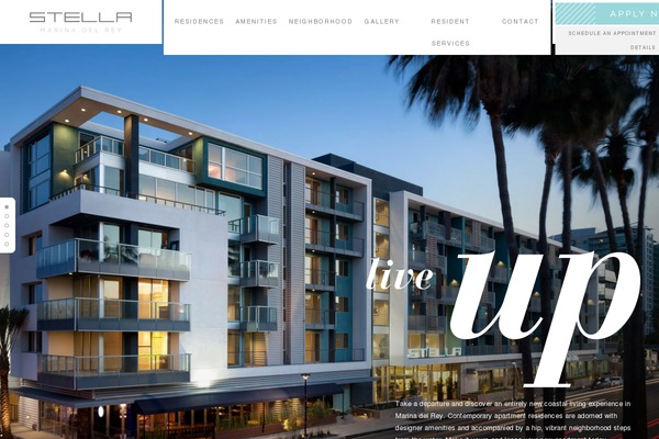 STELLA theme site design template sample