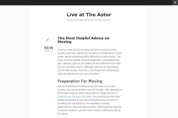 tdPersona theme site design template sample