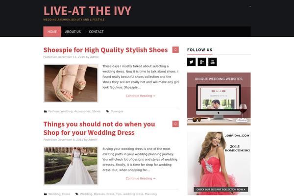 Hiero theme site design template sample
